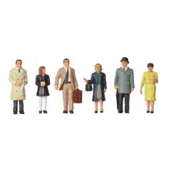 Bachmann Scenecraft OO Scale, 36-402 Station Passengers, Standing (1960s/1970s) small image