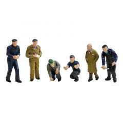 Bachmann Scenecraft OO Scale, 36-403 Factory Workers & Foreman small image