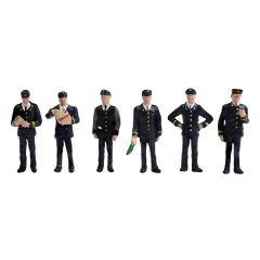Bachmann Scenecraft OO Scale, 36-405 Station Staff (1960s/1970s) small image