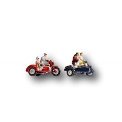 Noch N Scale, 36905 Motorcycles and Side Cars small image