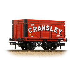 Bachmann Branchline OO Scale, 37-179A Private Owner 7 Plank Wagon, with Coke Rails 164, New C Ransley, Red Livery small image