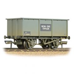Bachmann Branchline OO Scale, 37-275G BR 27T Steel Tippler B382848, BR Grey (Early) Livery Iron Ore, Weathered small image