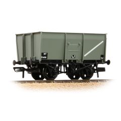 Bachmann Branchline OO Scale, 37-450C BR 16T Steel Mineral Wagon, Slope Sided B7456, BR Grey Livery small image