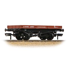 Bachmann Branchline OO Scale, 37-479B BR 1 Plank 'Lowfit' Wagon B450161, BR Bauxite (Late) Livery small image