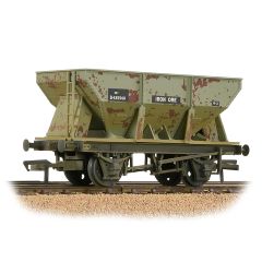 Bachmann Branchline OO Scale, 37-508A BR 24T Iron Ore Hopper B435540, BR Grey (Early) Livery, Weathered small image