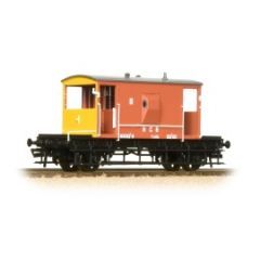Bachmann Branchline OO Scale, 37-536K NCB (Ex LNER) 20T 'Toad D' Brake Van, with Flush Sides 9300/8, NCB Bauxite Livery small image
