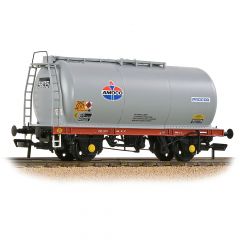 Bachmann Branchline OO Scale, 37-585A Private Owner (Ex BR) TTA 45T Tank Wagon PR58135, 'Amoco', Grey Livery small image