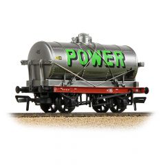 Bachmann Branchline OO Scale, 37-686 Private Owner 14T Tank Wagon 115, 'Power', Silver Livery small image