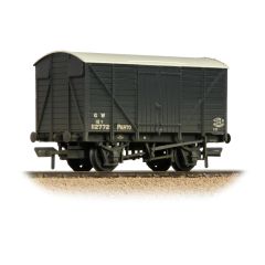 Bachmann Branchline OO Scale, 37-727B GWR 12T Ventilated Van 112772, GWR Grey (small GW) Livery 'Parto', Weathered small image