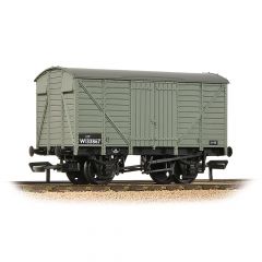 Bachmann Branchline OO Scale, 37-731B BR (Ex GWR) 12T Ventilated Van W133867, BR Grey (Early) Livery small image
