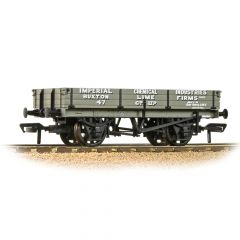 Bachmann Branchline OO Scale, 37-925A Private Owner 3 Plank Wagon 47, 'Imperial Chemical Industries Buxton Lime', Grey Livery small image