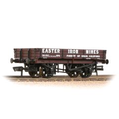 Bachmann Branchline OO Scale, 37-934 Private Owner 3 Plank Wagon No 6, 'Easter Iron Mines', Brown Livery small image