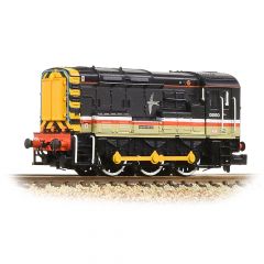 Graham Farish N Scale, 371-005A BR Class 08 0-6-0, 08950, 'Neville Hill 1st' BR InterCity (Swallow) Livery, DCC Ready small image