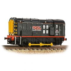Graham Farish N Scale, 371-010SF Private Owner Class 08 0-6-0, 08441, RSS 'Railway Support Services' Grey Livery, DCC Sound small image