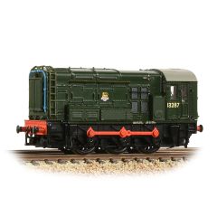 Graham Farish N Scale, 371-013 BR Class 08 0-6-0, 13287, BR Green (Early Emblem) Livery, DCC Ready small image