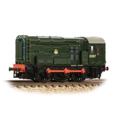 Graham Farish N Scale, 371-013SF BR Class 08 0-6-0, 13287, BR Green (Early Emblem) Livery, DCC Sound small image