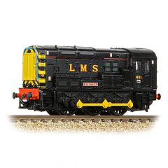 Graham Farish N Scale, 371-020DB BR Class 08 0-6-0, 08601, 'Spectre' BR LMS Lined Black (Original) Livery, DCC Ready small image