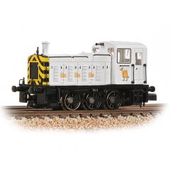Graham Farish N Scale, 371-065 Private Owner Class 03 0-6-0, Ex-D2054, 'British Industrial', Sand White Livery, DCC Ready small image