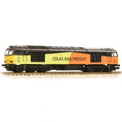 Graham Farish N Scale, 371-358ASF Colas Rail Freight Class 60 Co-Co, 60096, Colas Rail Freight Livery, DCC Sound small image