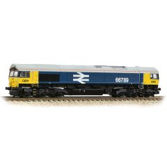 Graham Farish N Scale, 371-389 GBRf Class 66/7 Co-Co, 66789, 'British Rail 1948-1997' GBRf BR Blue (Large Logo) Livery, DCC Ready small image