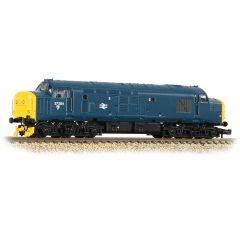 Graham Farish N Scale, 371-465A BR Class 37/0 Centre Headcode Co-Co, 37284, BR Blue Livery, DCC Ready small image