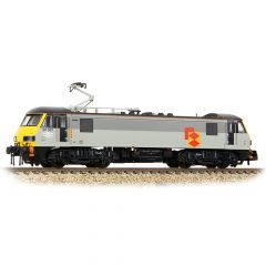 Graham Farish N Scale, 371-781 BR Class 90/0 Bo-Bo, 90037, BR Railfreight Distribution Sector Livery, DCC Ready small image
