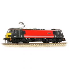 Graham Farish N Scale, 371-783ASF Virgin Trains Class 90/0 Bo-Bo, 90002, 'Mission Impossible' Virgin Trains (Original) Livery, DCC Sound small image