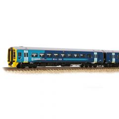 Graham Farish N Scale, 371-854 Arriva Trains Wales Class 158 2 Car DMU 158824 (52824 & 57824), Arriva Trains Wales (Revised) Livery, DCC Ready small image