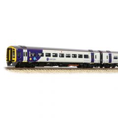 Graham Farish N Scale, 371-858A Northern Class 158 2 Car DMU 158861 (52861 & 57861), Northern (White & Purple) Livery, DCC Ready small image