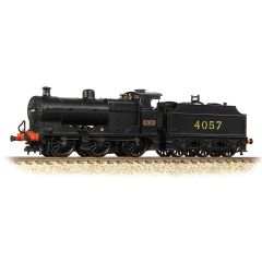 Graham Farish N Scale, 372-063 LMS (Ex MR) 3835 (4F) Class with Fowler Tender 0-6-0, 4057, LMS Black (MR Numerals) Livery, DCC Ready small image