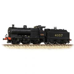 Graham Farish N Scale, 372-063SF LMS (Ex MR) 3835 (4F) Class with Fowler Tender 0-6-0, 4057, LMS Black (MR Numerals) Livery, DCC Sound small image