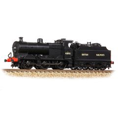 Graham Farish N Scale, 372-064 BR (Ex MR) 3835 (4F) Class with Fowler Tender 0-6-0, 43892, BR Black (British Railways) Livery, DCC Ready small image