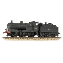 Graham Farish N Scale, 372-065 BR (Ex MR) 3835 (4F) Class with Fowler Tender 0-6-0, 43931, BR Black (Late Crest) Livery, Weathered, DCC Ready small image