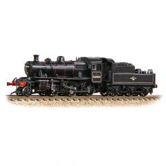 Graham Farish N Scale, 372-628B BR (Ex LMS) 2MT Ivatt Class 2-6-0, 46464, BR Lined Black (Late Crest) Livery, DCC Ready small image