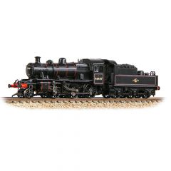 Graham Farish N Scale, 372-628A BR (Ex LMS) 2MT Ivatt Class 2-6-0, 46447, BR Lined Black (Late Crest) Livery, DCC Ready small image