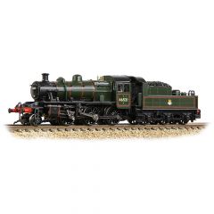Graham Farish N Scale, 372-630 BR (Ex LMS) 2MT Ivatt Class 2-6-0, 46521, BR Lined Green (Early Emblem) Livery, DCC Ready small image