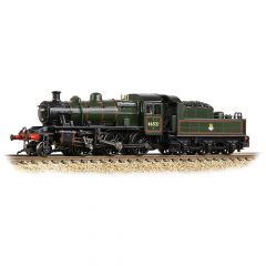 Graham Farish N Scale, 372-630SF BR (Ex LMS) 2MT Ivatt Class 2-6-0, 46521, BR Lined Green (Early Emblem) Livery, DCC Sound small image