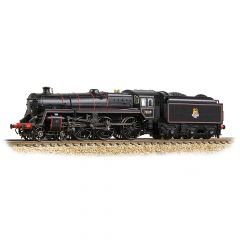 Graham Farish N Scale, 372-727A BR 5MT Standard Class with BR1B Tender 4-6-0, 73109, BR Lined Black (Early Emblem) Livery, DCC Ready small image