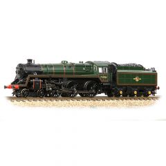 Graham Farish N Scale, 372-728B BR 5MT Standard Class with BR1 Tender 4-6-0, 73026, BR Lined Green (Late Crest) Livery, DCC Ready small image
