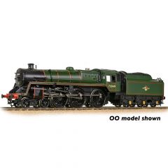 Graham Farish N Scale, 372-728SF BR 5MT Standard Class with BR1 Tender 4-6-0, 73049, BR Lined Green (Late Crest) Livery, DCC Sound small image