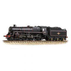 Graham Farish N Scale, 372-729ASF BR 5MT Standard Class with BR1 Tender 4-6-0, 73006, BR Lined Black (Late Crest) Livery, DCC Sound small image