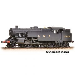 Graham Farish N Scale, 372-754 LMS Fairburn Class Tank 2-6-4T, 2278, LMS Black (Revised) Livery, Weathered, DCC Ready small image