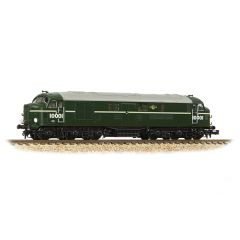 Graham Farish N Scale, 372-915SF BR (Ex LMS) 10001 Co-Co, 10001, BR Green (Late Crest) Livery, DCC Sound small image