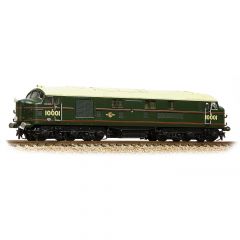 Graham Farish N Scale, 372-917 BR (Ex LMS) 10001 Co-Co, 10001, BR Lined Green (Late Crest) Livery, DCC Ready small image