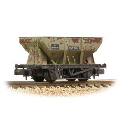 Graham Farish N Scale, 373-218A BR 24T Iron Ore Hopper B435540, BR Grey (Early) Livery, Weathered small image