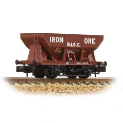 Graham Farish N Scale, 373-219 Private Owner 24T Iron Ore Hopper 776, 'B. I. S. C. Iron Ore', Red Livery small image