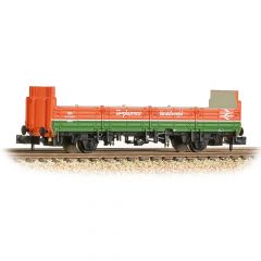 Graham Farish N Scale, 373-627D BR OBA Open Wagon, with High Ends 110719, BR Plasmor Blockfreight Livery small image