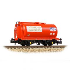 Graham Farish N Scale, 373-790 Private Owner (Ex BR) TTA 45T Tank Wagon 106, 'Charrington Hargreaves Mobil', Red Livery small image