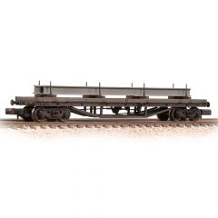 Graham Farish N Scale, 373-930 BR 30T Bogie Bolster C Wagon B922283, BR Bauxite (Late) Livery, Includes Wagon Load, Weathered small image