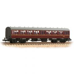 Graham Farish N Scale, 374-291C BR Mk1 57ft 'Suburban' Second Open (SO), BR Maroon Livery small image